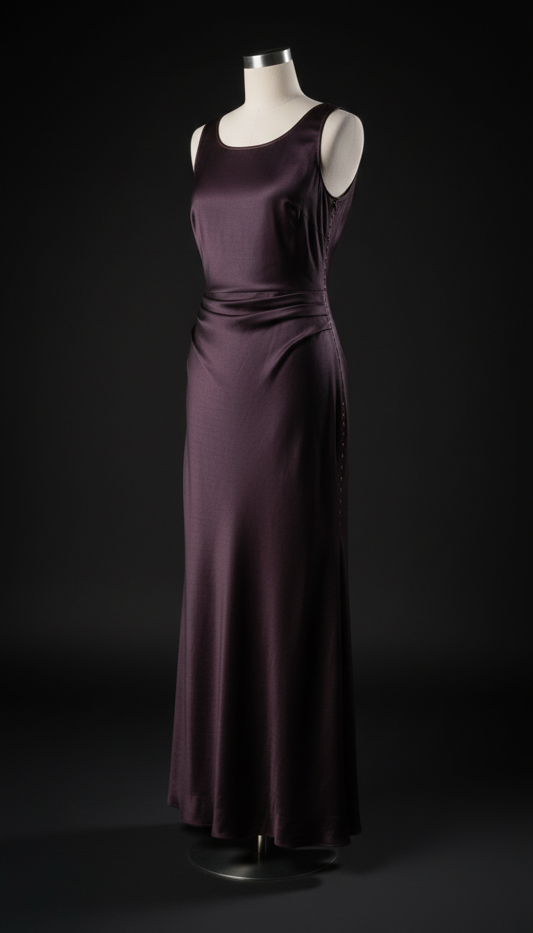 Mulberry Silk Column Dress