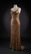 Antique Gold Hand-Embroidered Slip Dress