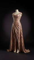 Opal Highlight Draped Evening Dress